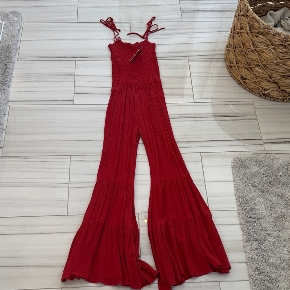 Vici Vibrant Red Jumpsuit